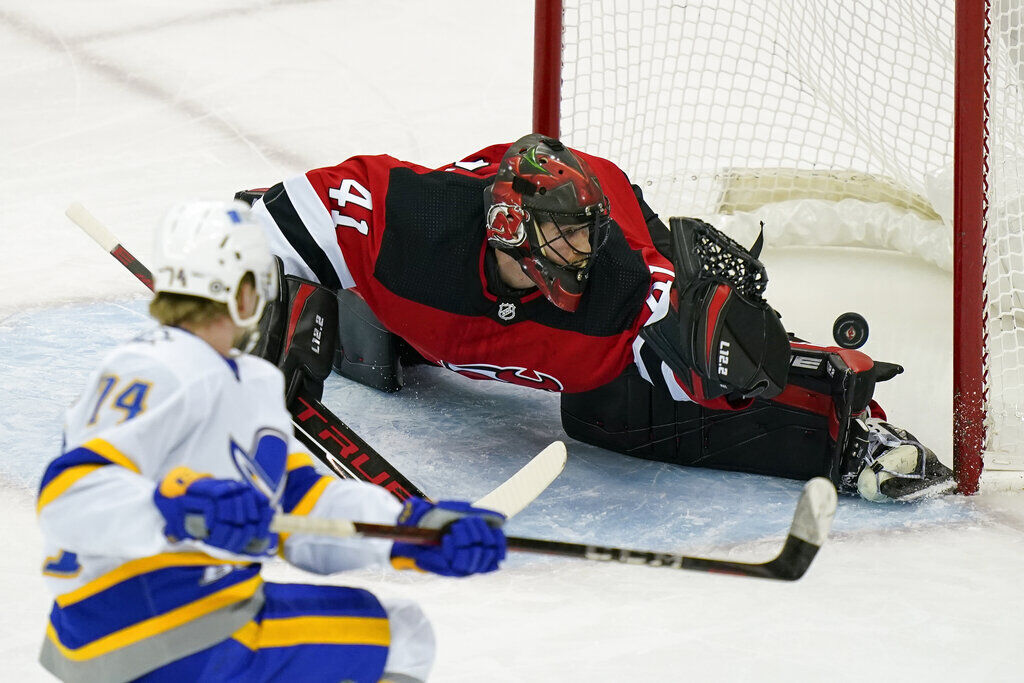 APTOPIX Sabres Devils Hockey